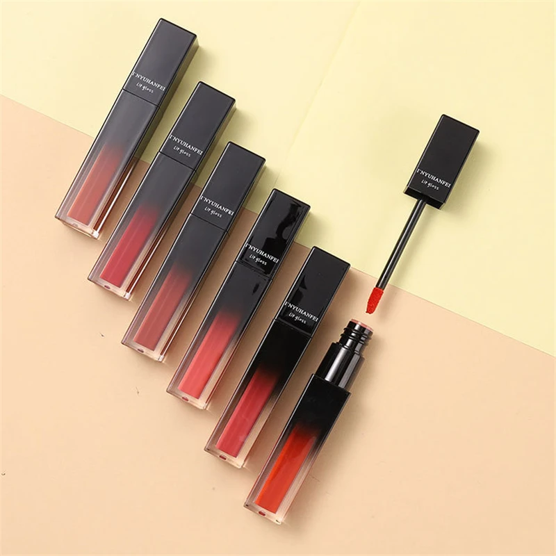 Matte Liquid Lipstick Waterproof Make Up Long Lasting 6 Colors Lip Gross Lipsticks Cosmetic Sexy Maquillage Beauty Stick |