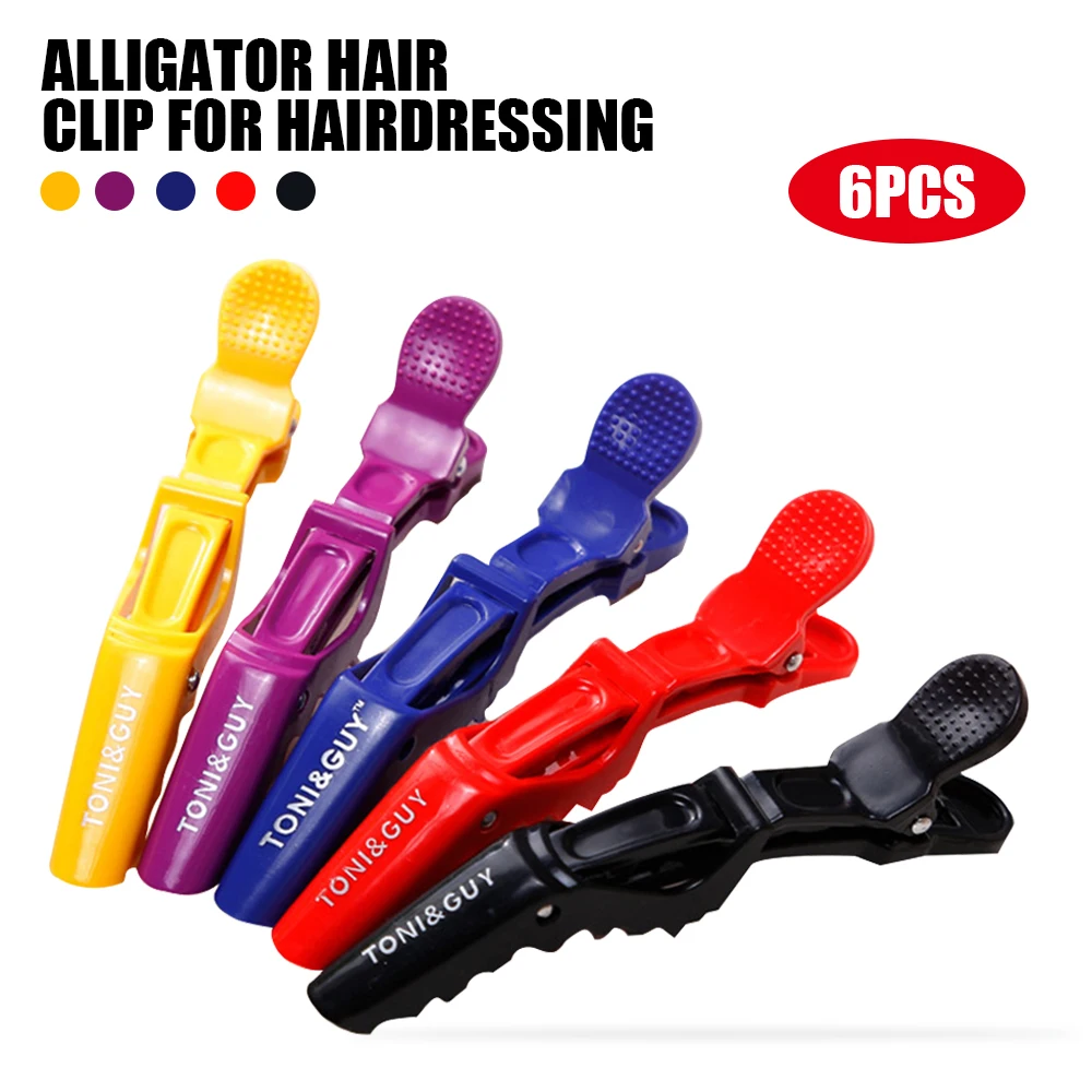 6 шт./лот пластиковые заколки для волос сделай сам зажимы захват стрижки