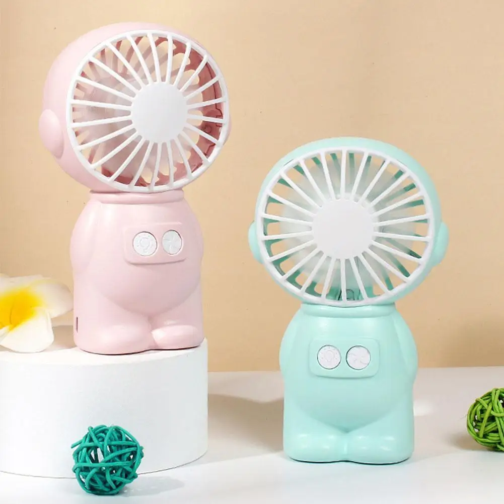 

Mini Handheld USB Electric Fan Portable Portable Fan Fan With Large Light Wind Night Desktop Fan Supplies Hot Sale