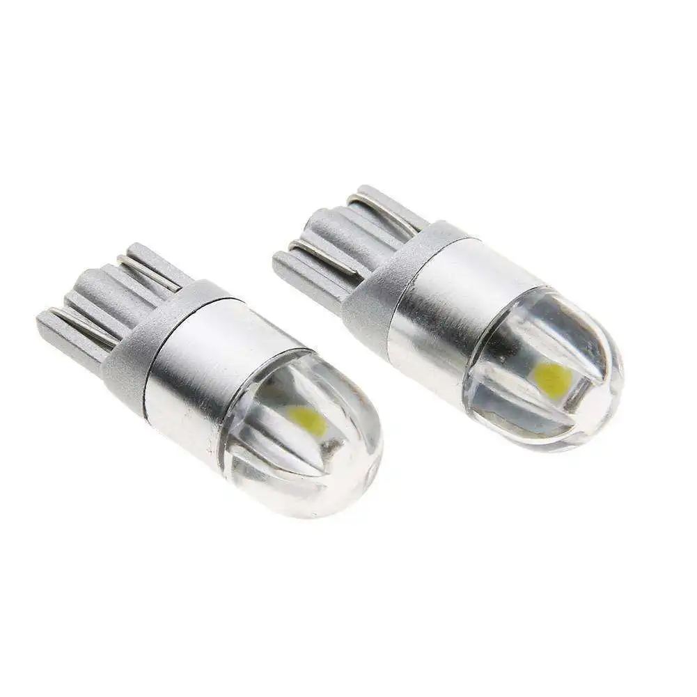 2шт T10 светодиодный Белый свет 168 501 W5W светильник танкетка 3030 2SMD интерьерные лампы
