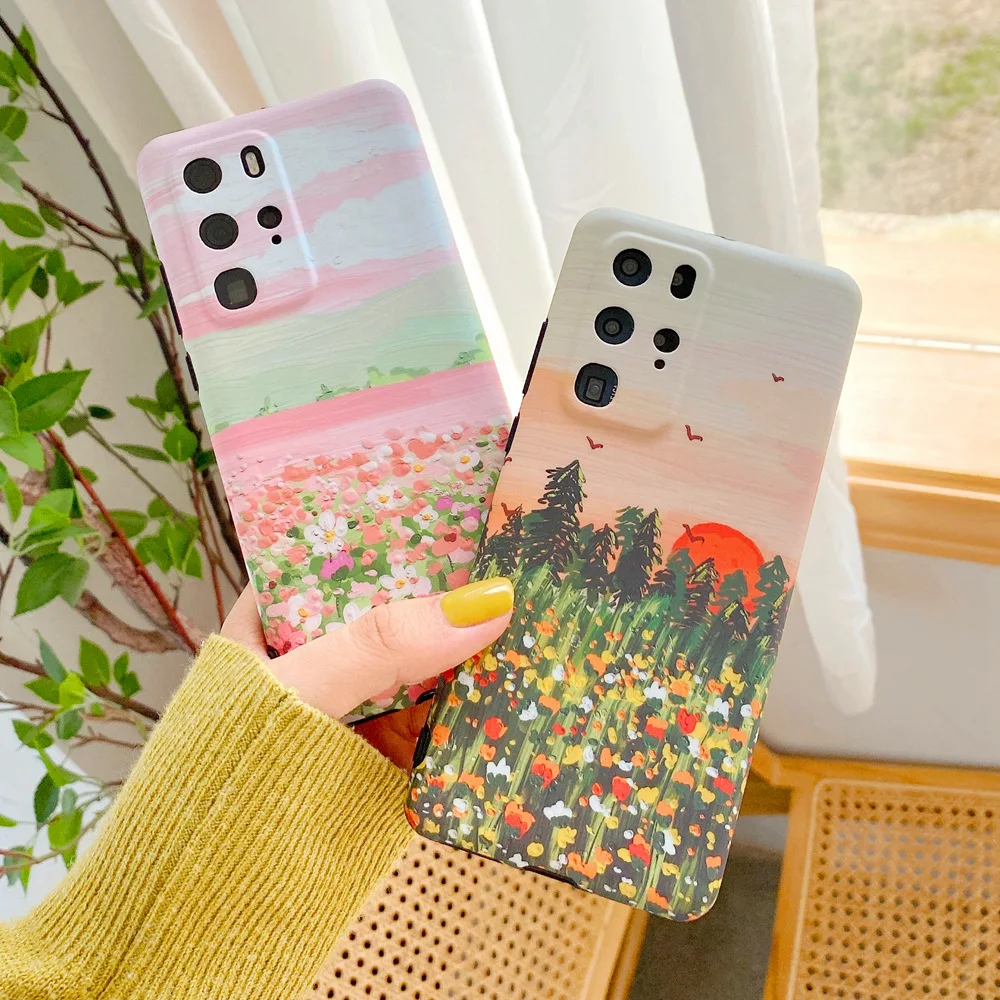 Чехол для телефона Huawei Mate 20 30 Mate30 P20 Pro P30 P40 силиконовый защитный чехол с рисунком