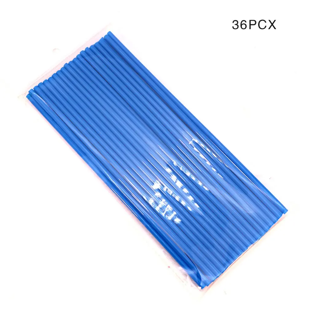

36PCS/SET Colorful Bike Motorcycle Mountain Bike MTB Wheel Modification Spokes Sleeve Tube Safety Snap-On Clip Tube