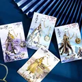 4 вида конструкций Grandmaster of Demonic культивирование закладки Mo Dao Zu Shi Wei Wuxian, Lan Wangji металлические холщовые закладки - фото