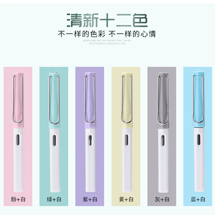 Ручка перьевая иридиевая с прямым кончиком и чернилами двойного назначения |