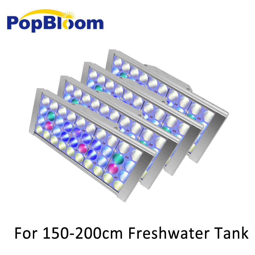 PopBloom 4 шт. аквариумное светодиодное освещение в аквариуме Тихиро светодиодный