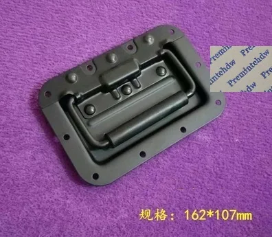 recessed pull 2 шт./лот Черный дорожный полёт аудио чехол Встраиваемая бабочка Засов петля с защелкой угловая скобка пружинная тяга ролик комплект оборудования - Цвет: recessed pull