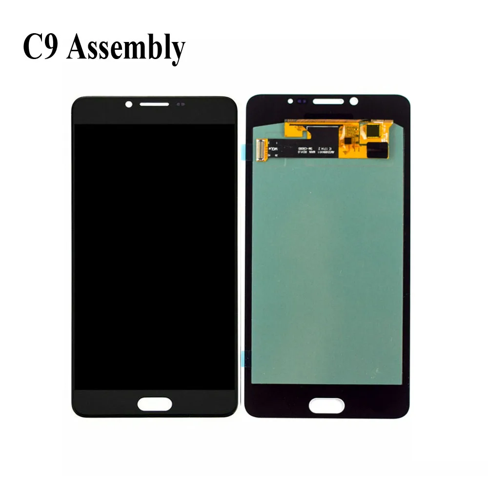 Weida For Original New Samsung Galaxy C7 C8 C9 LCD Display Touch Screen Digitizer Assembly Replacement for C7 C8 C9 LCD