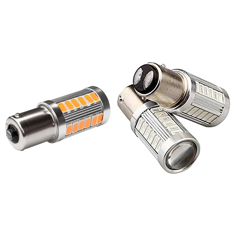 

Сверхъяркие 33-дневные стоп-сигналы, 6 шт, Красные 1157 P21/5W Bay15d 5630 5730, противотуманные фары и 4 янтарных 1156PY BAU15S PY21W