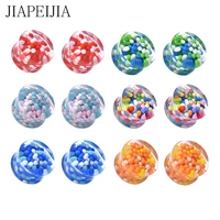 8 30mm cute colored balls acrylic ear tunnel plug and gauge ear expander stretcher piercing earring