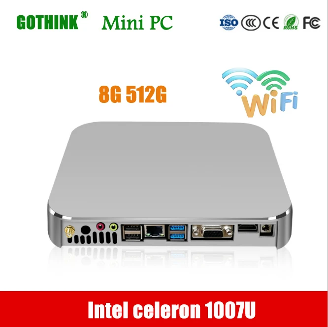 GOTHINK мини-ПК с WiFi 4K Intel Core i7 5500U 8G 256G двухъядерный четырехъядерный 2,4 ГГц Поддержка WIN7/8/10 LINUX карманный ПК HDMI