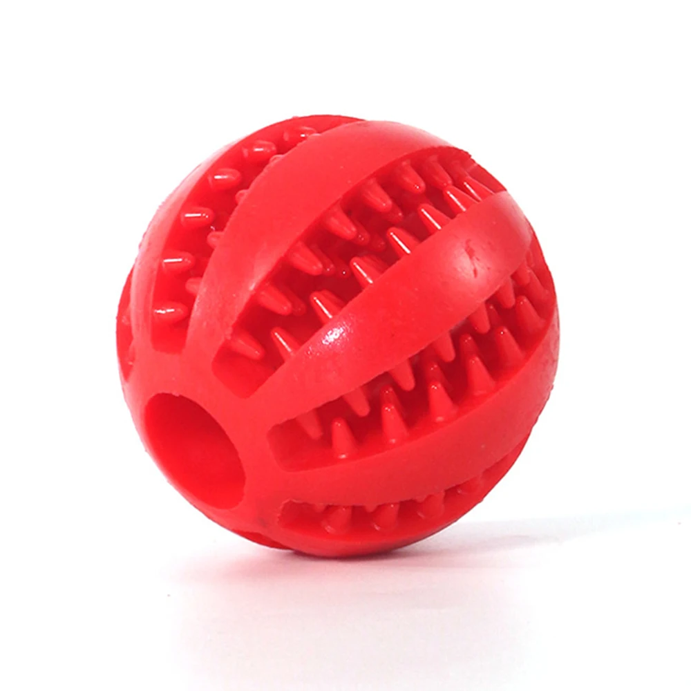 

Dog Tooth Clean Ball Food Rubber Balls Soft Pet Dog Toy Funny Interactive Elasticity Ball Dogs Chew Toy For Dogs