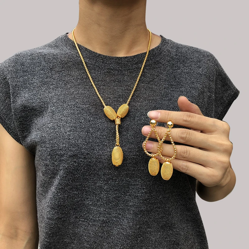 Комплект ювелирных изделий для женщин ожерелье бусы в африканском стиле |