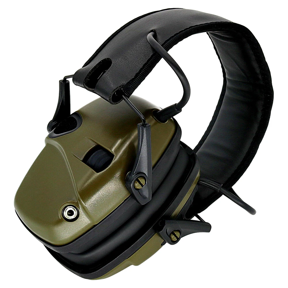 Складные Зеленые Электронные Наушники для стрельбы спортивные наушники с