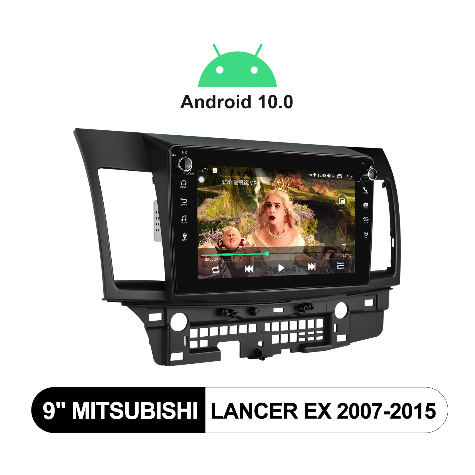 

9 Inch Car Radio Touch Screen With Carplay Reverse Camera Fast Boot Android 10.0 Head Unit For Mitsubishi Lancer EX 2007-2015