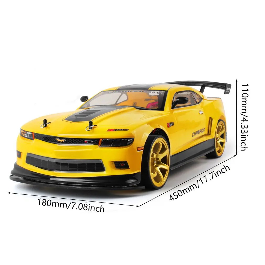 1:10 Remote Control Racing Car with 70km/h High Speed Drift Remote Control Sports Car 2.4G with LED Light Remote Control Car Toy enlarge
