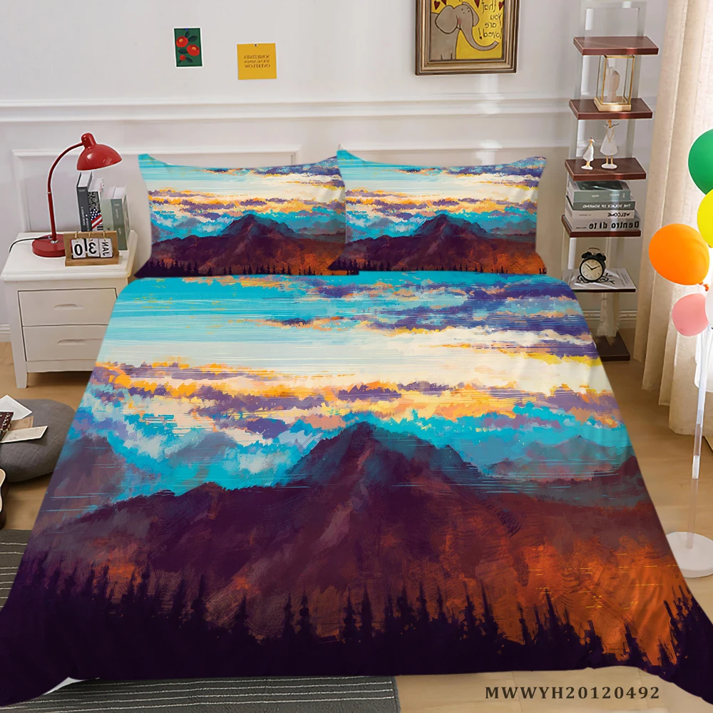 

3D Bedding Set Creative Duvet Cover Set 2/3 Pcs Pillowcase Child Teen Adult Bed Sets Super Soft Breathable Hot Selling