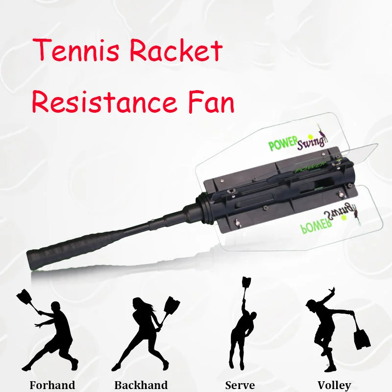 Professional Tennis Padel Racket Resistance Fan Sport Tennis Training Machine Increase Swing Speed Accessories Adults