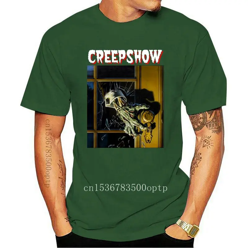 

Creepshow V4 T-shirt Black Poster All Sizes S-3XL Printed Round Men T Shirt Cheap Price Top Tee Movie Shirt