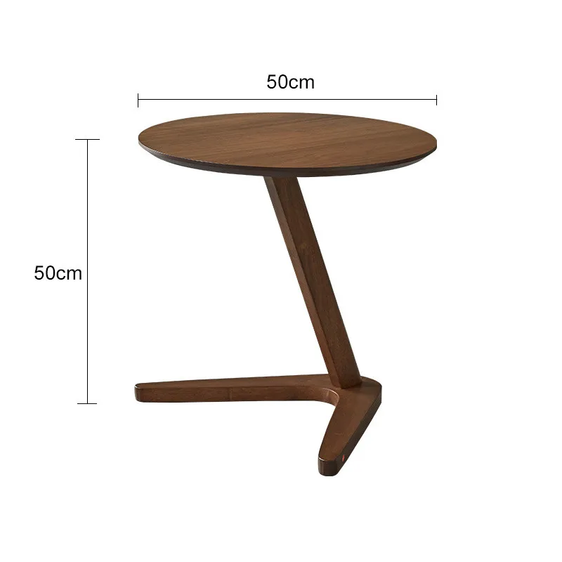 

Creative Round Nordic Wood Coffee Table Storage Tea Fruit Service Plate Tray Bed Home Table Living Room Small Table Sofa Side