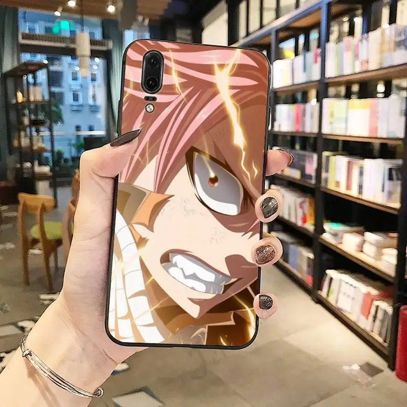 

Anime fairy tail cool Natsu Phone Case For Huawei honor Mate P 10 20 30 40 Pro 10i 9 10 20 8 x Lite