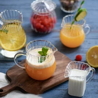 jinyoujia mini glass mug milk can pouring coffee cream sauce jug barista craft coffee latte milk frothing jugs pitcher