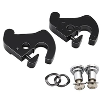 detachable rotary sissy bar luggage rack docking latch clip kit for harley touring 1set hottest motorcycle covers