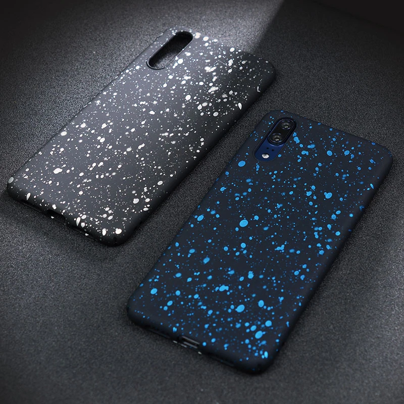 Матовые чехлы для Huawei Mate 20 P20 Pro P30 чехол с 3D рисунком звезд Противоударная жесткая