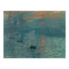 Картина маслом Monet Impression Sunrise, ретро постер из крафт-бумаги для бара, кафе, художественной выставки, декоративная картина, наклейки на стену