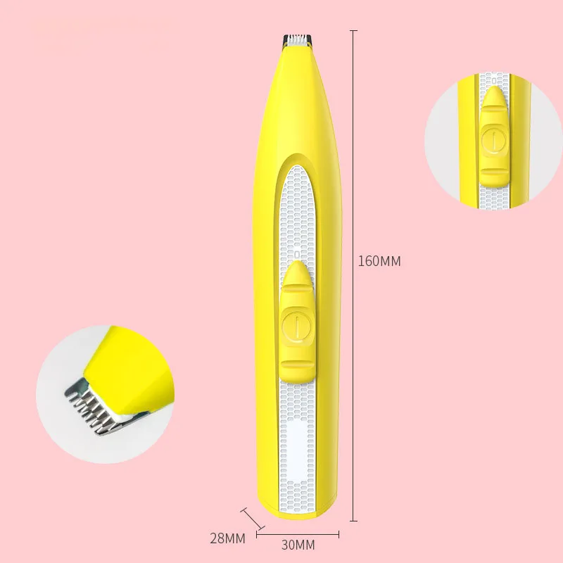 Портативный электрический триммер для собак мини питомцев профессиональное