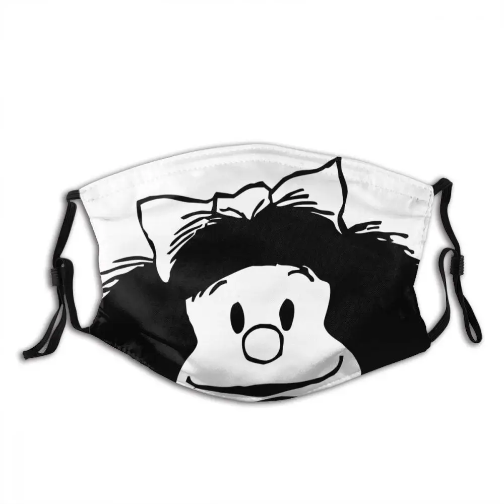 

Mafalda World. Маска женская многоразовая Пылезащитная с фильтрами