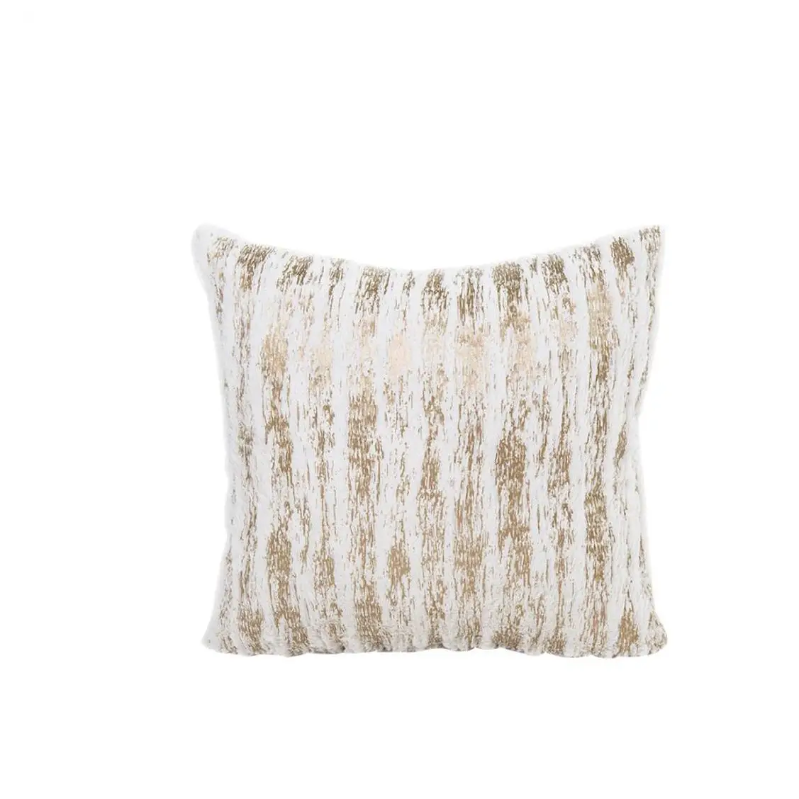 Throw Pillow Cover Home Decorative Plush Case Cushion with Hidden Zipper Beige | Дом и сад