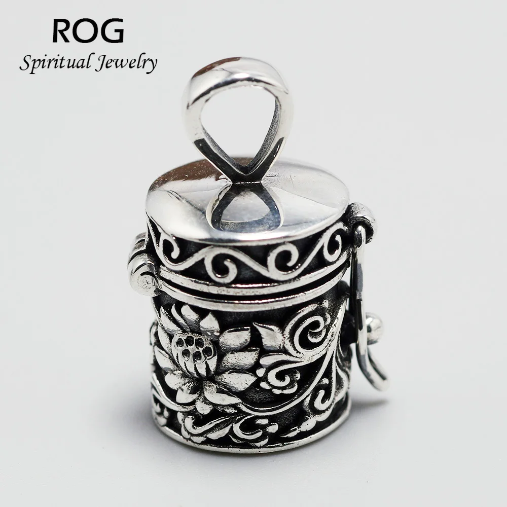 Настоящая 925 пробы серебряная подвеска мантра для женщин с гравировкой в виде