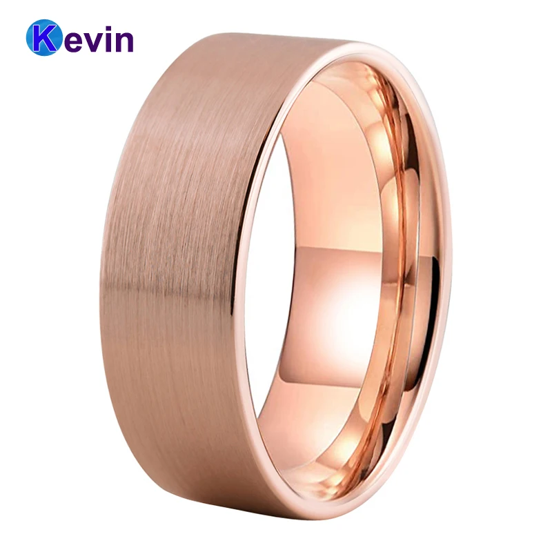 Кольца из вольфрама для мужчин и женщин классические обручальные кольца с