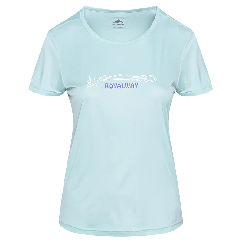 ROYALWAY Женские повседневные футболки с короткими рукавами Летние удобные дышащие