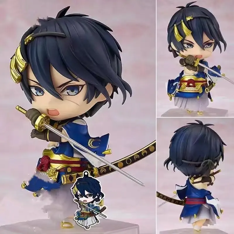 Экшн-фигурки из аниме Touken Ranbu Online Mikazuki Munechika Q мультяшная ПВХ фигурка Мини