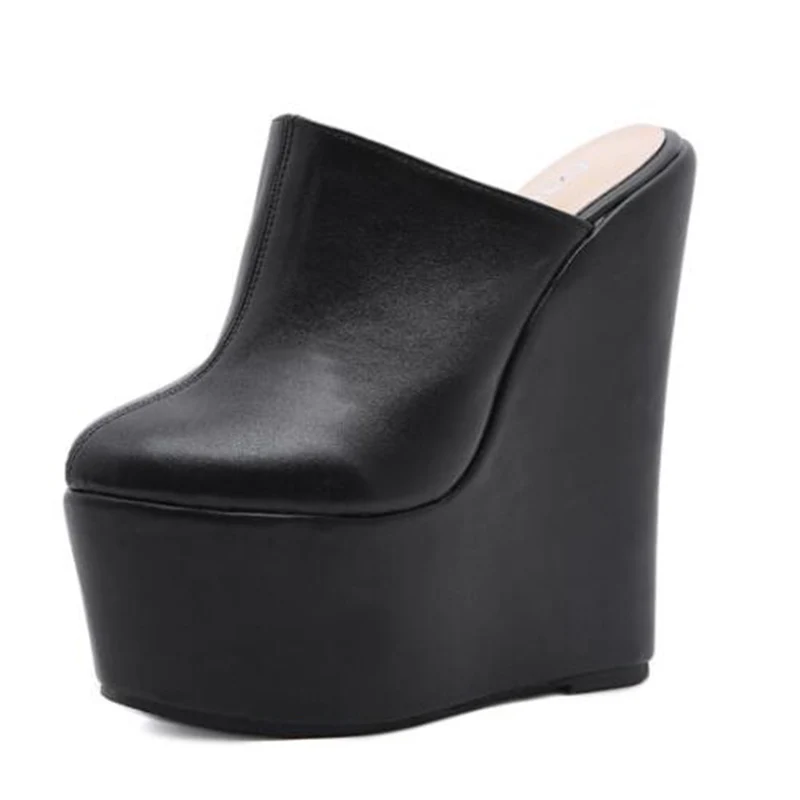 

European Style Simple Wedges Heel Sandals Women Fish Mouth Women Shoes 35-42