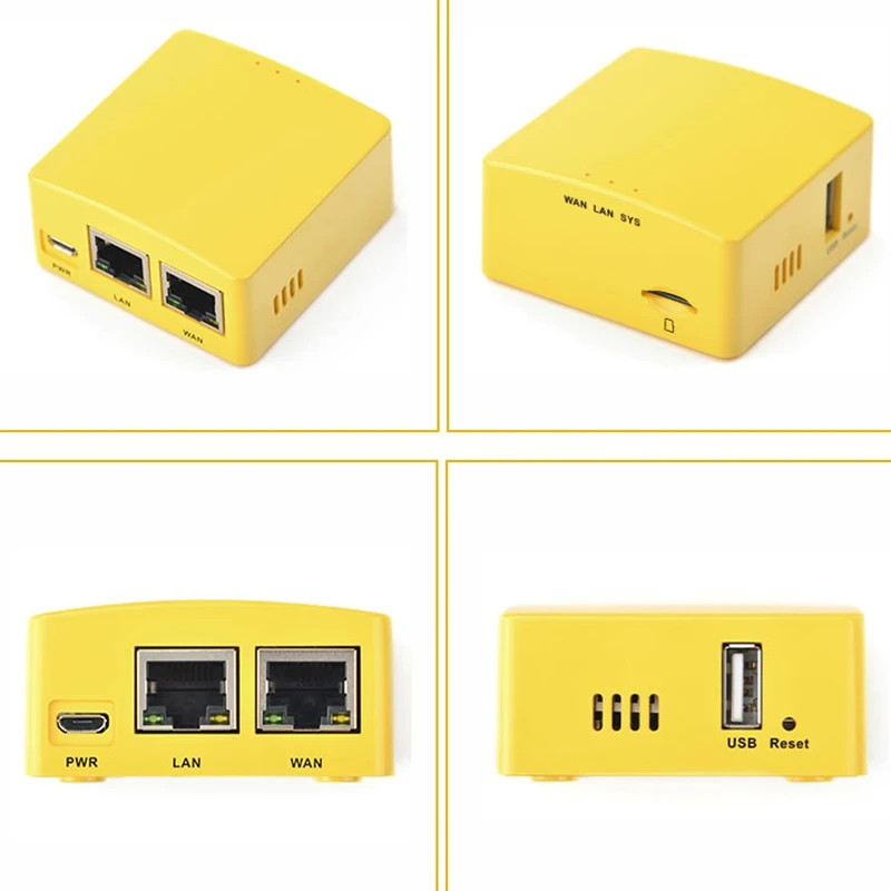 NanoPi R2S OpenWrt System RK3328 мини роутер двойной гигабитный порт 1 Гб большой памяти |