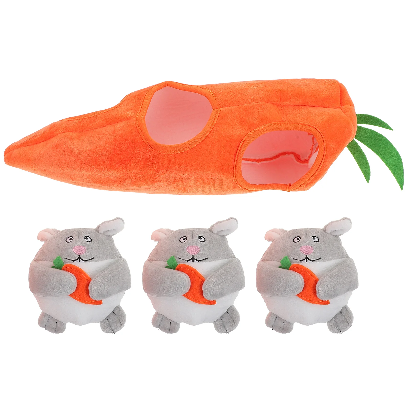 

1 Set Pet Chewing Stuffed Dog Plaything Interactive Dog Hide and Seek Plaything