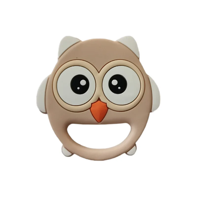 Mordedor de silicona con forma de Animal para beb&eacute;, juguete sensorial de lactancia para reci&eacute;n nacido, juguete de dentici&oacute;n, regalo para reci&eacute;n nacido-1
