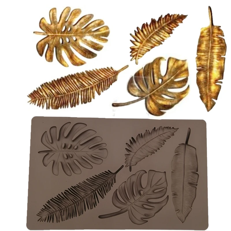

Monstera Silicone Mold Fondant Mould Cake Decorating Tools Chocolate Gumpaste Molds, Sugarcraft, Kitchen Gadget