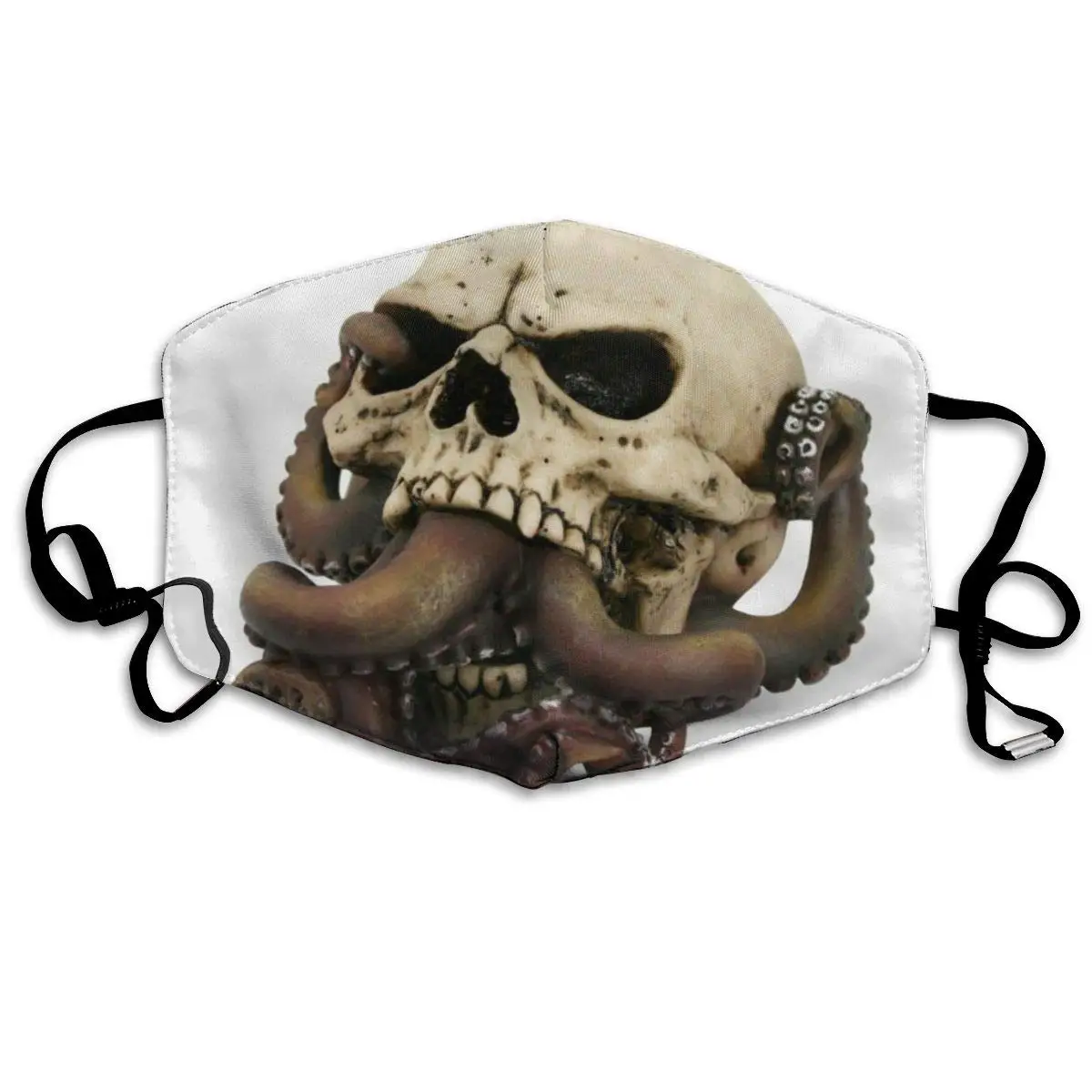 

Dustproof Washable Reusable Cool Octopus Skull Mouth Cover Mask Protective Warm Windproof Mask