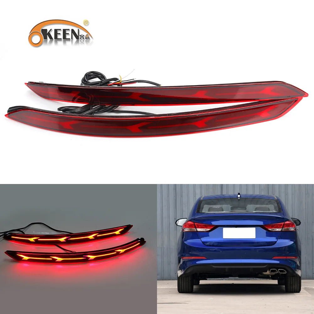 

OKEEN for 16-19 modern LED bar after moving lights LED rear bumper light tail lights, car brake lights