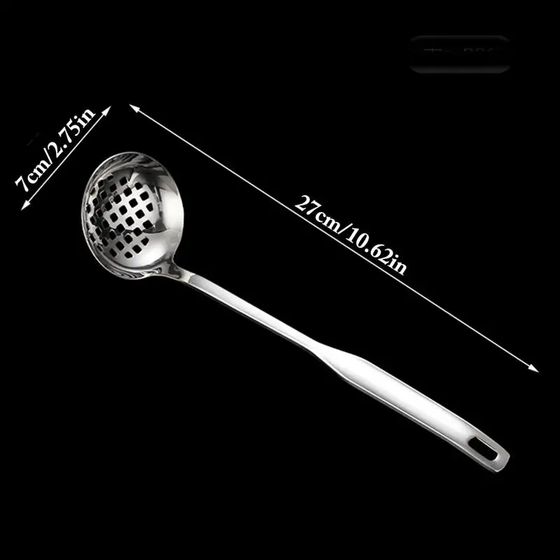 

1PC Stainless Steel Kitchen Ladle Thickened Soup Ladle Slotted Ladle Spoon for Home Gadgets cocina accesorio