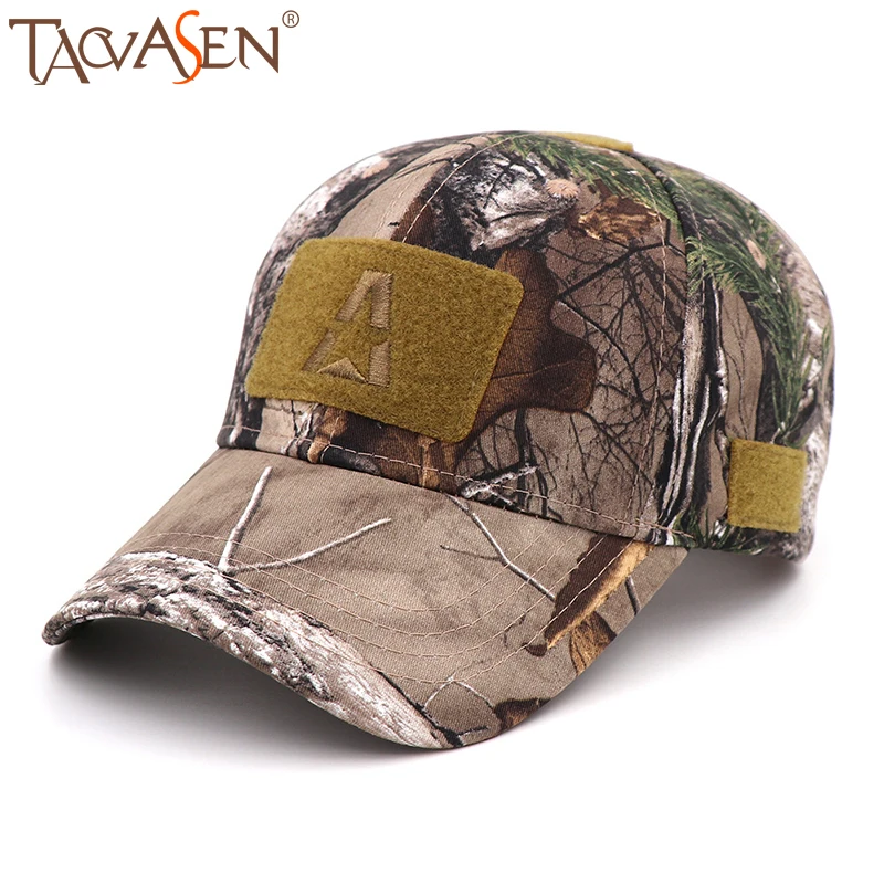 TACVASEN камуфляжная охотничья бейсбольная кепка для мужчин летняя Солнцезащитная