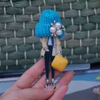 Акриловые значки ручной работы, брошь, значок на лацкан, украшение для одежды