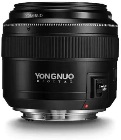 

YONGNUO YN85mm f1.8 AF/MF Стандартный Средний телеобъектив с фиксированным фокусным расстоянием объектив камеры для Canon EF Mount EOS camera s DSLR Объектив