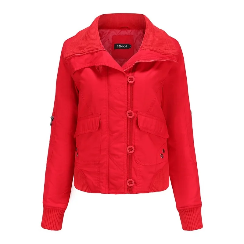 

Куртки-бомберы, женская модная верхняя одежда, теплое зимнее пальто на молнии с карманами, Женская куртка