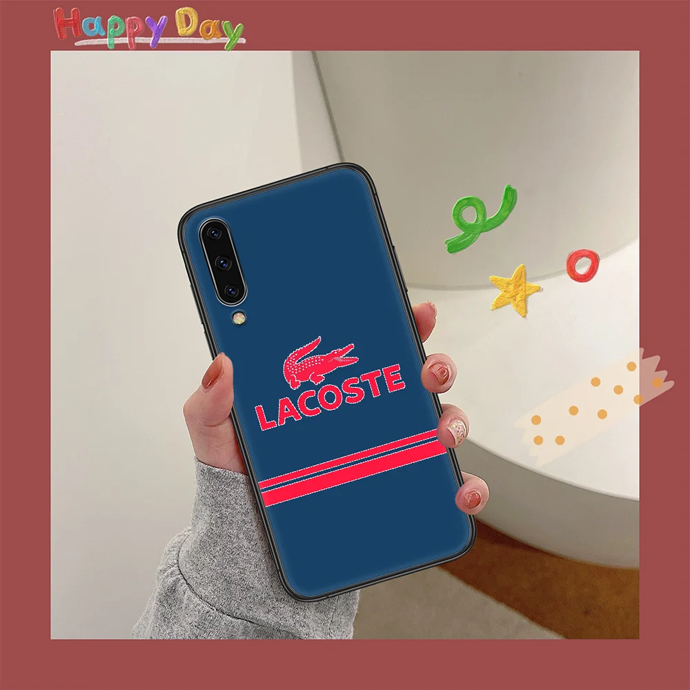 

French luxury brand LACOETE Phone Case For Samsung Galaxy A10 A20 A30 E A40 A50 A51 A70 A71 A J 5 6 7 8 2016 2017 2018 black