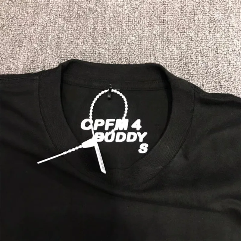 

CPFM.XYZ A Buddy with Weed Tee Men Women 1:1 Top Version T shirt CPFM.X.Y.Z T-shirts men clothing