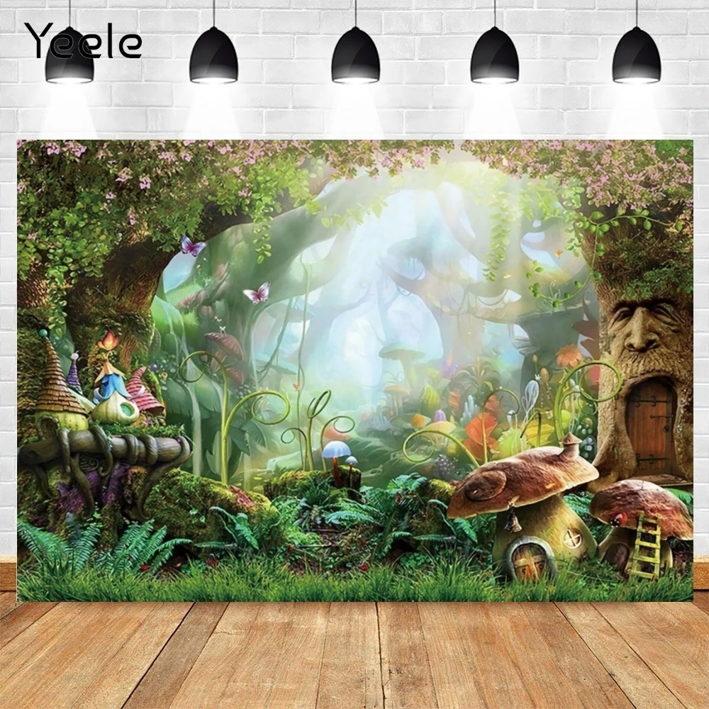 Yeele летний Виниловый фон для фотосъемки с изображением леса джунглей сказочной
